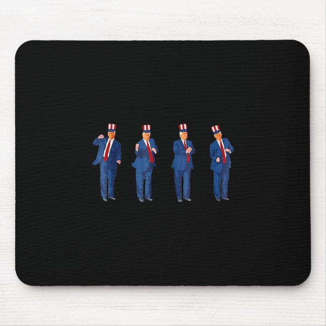 Mousepad Dança Trump 4 De Julho Trump 2025  (Frente)
