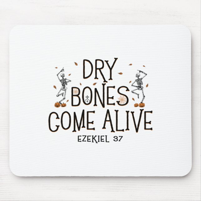Mousepad Dançando Pedras Secas Vêm Vivas Halloween Ch (Frente)