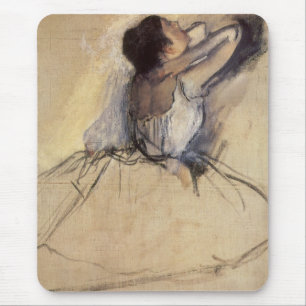 Mousepad Dançarina de Edgar Degas, Vintage Ballerina Art