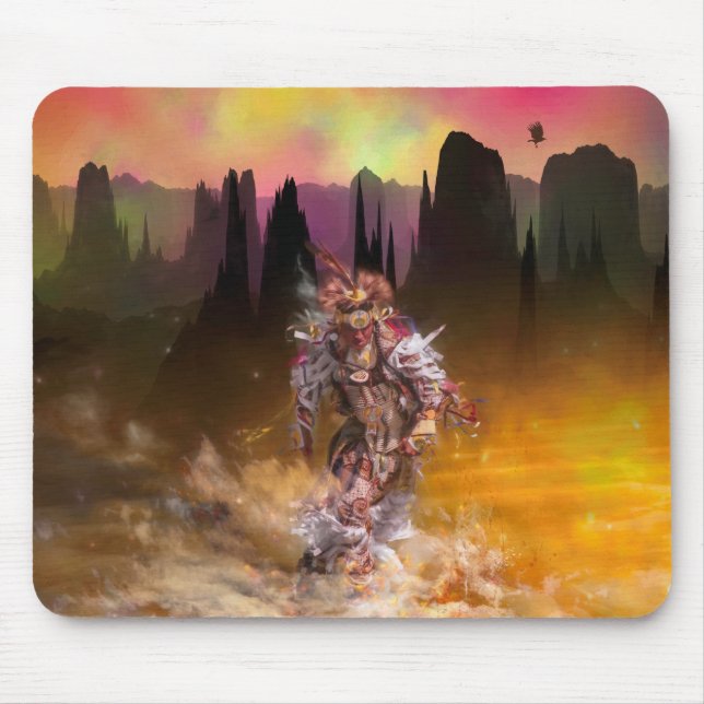 Mousepad Dançarino Americano Nativo ROLLING THBLIING (Frente)