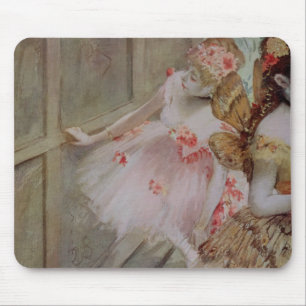 Mousepad Dançarino contra um palco liso, c.1880 de Edgar
