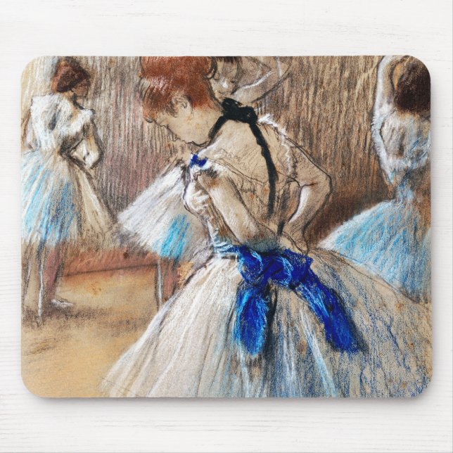 Mousepad Dançarino de Fita Azul, Edgar Degas (Frente)