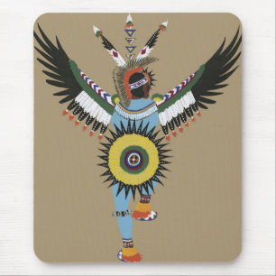 Mousepad Dançarino-Mousepad do nativo americano
