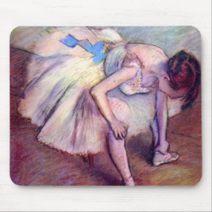 Mousepad Dançarino sentado por Edgar Degas, Arte Balé de Vi