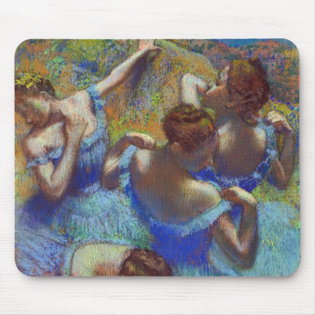 Mousepad Dançarinos em Azul, Edgar Degas (Frente)