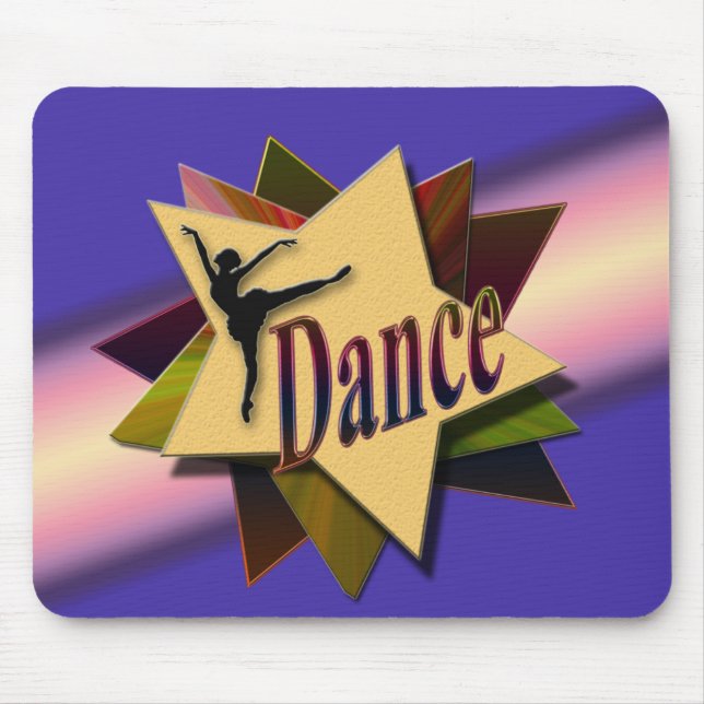 Mousepad Dance star com dançarina (Frente)
