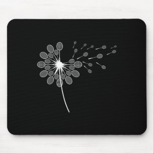 Mousepad Dandelion Badminton Racket Shirt Jogador de Badmin
