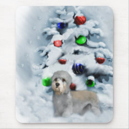 Mousepad Dandie Dinmont Terrier Christmas