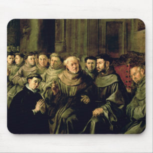 Mousepad Dando boas-vindas a St Bonaventure no Franciscan