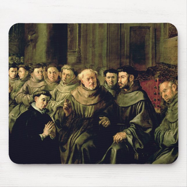 Mousepad Dando boas-vindas a St Bonaventure no Franciscan (Frente)