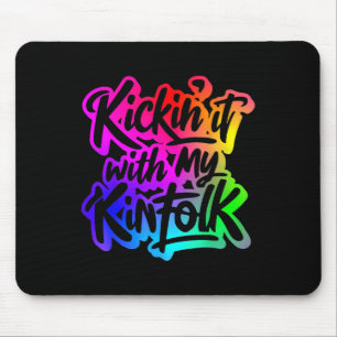 Mousepad Dando um Tapa com a Minha Família Divertida Reuniã
