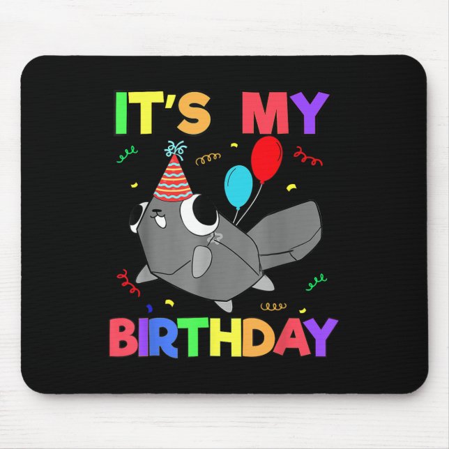 Mousepad Dandys World Pebble Birthday Decoração Para Crianç (Frente)