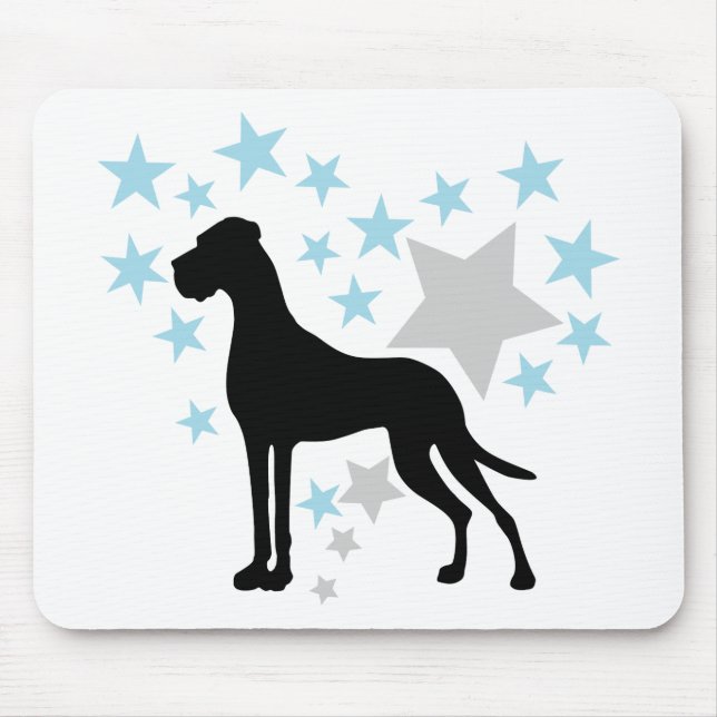Mousepad Dane Grande e um Coração Estrela (Frente)