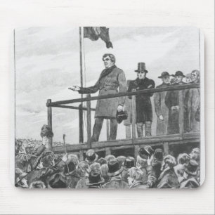 Mousepad Daniel O'Connel na reunião na guarnição