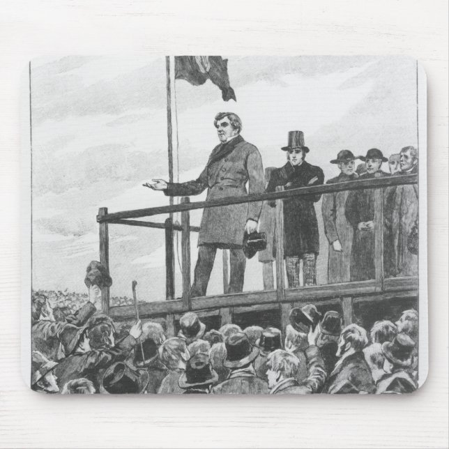 Mousepad Daniel O'Connel na reunião na guarnição (Frente)