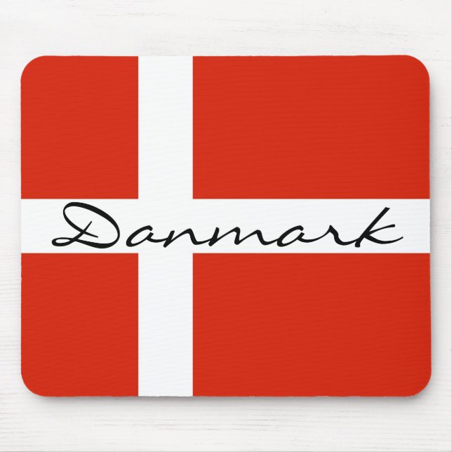 Mousepad Danmark com Dannebrog (Frente)