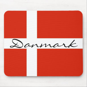 Mousepad Danmark with Dannebrog