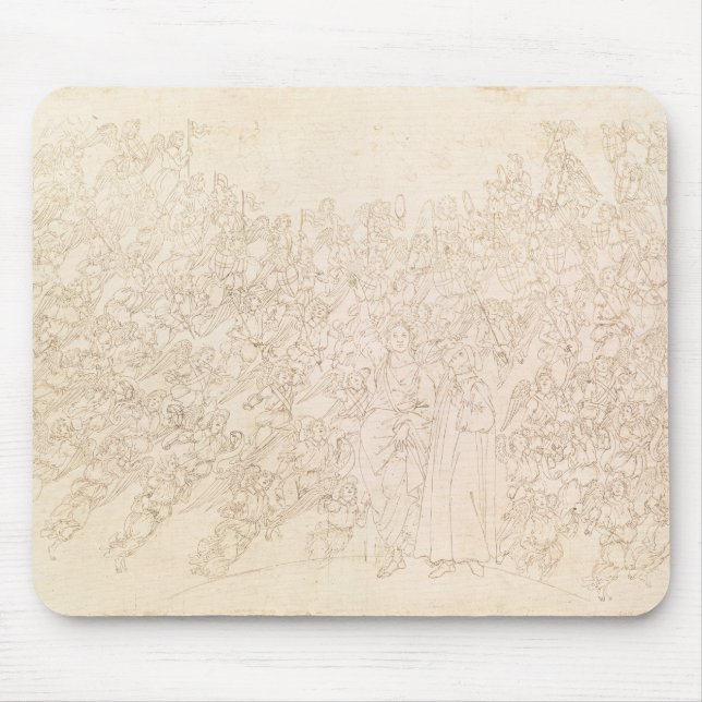 Mousepad Dante e Beatrice, do ` de Dante divino (Frente)