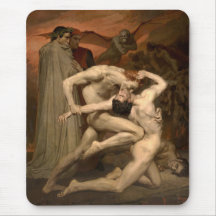 Dante e Virgil no Inferno (por Bouguereau)