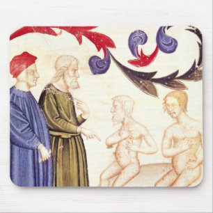 Mousepad Dante, Virgil e Praga-golpeados