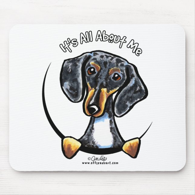 Mousepad Dapple Dachshund É Tudo Sobre Mim (Frente)