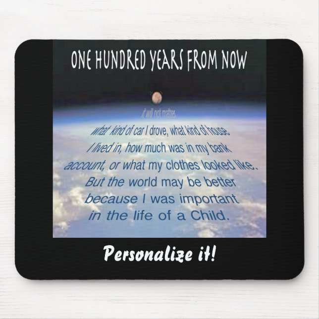 Mousepad Daqui a 100 anos. . . (Frente)