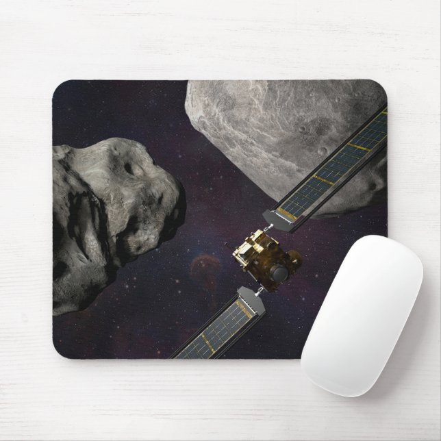Mousepad Dart Spacecraft E Liciacube Antes Do Impacto (Com mouse)