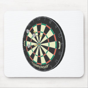 Mousepad Dartboard & Darts: Modelo 3D: