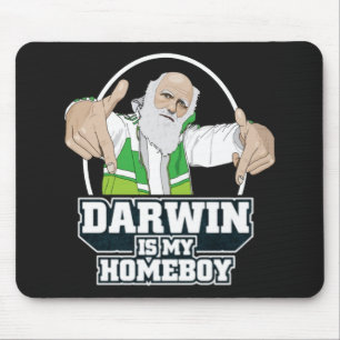 Mousepad Darwin é meu ficar em casa (a cor completa)