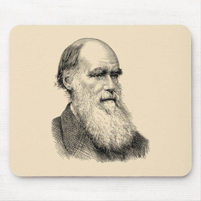 Mousepad Darwin Retrait Evolution/ Charles Darwin (Frente)