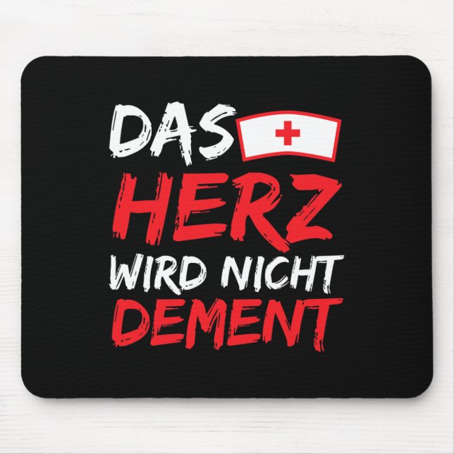 Mousepad Das Herz Wird Nicht Dement Heimerheimer Dizendo Al (Frente)
