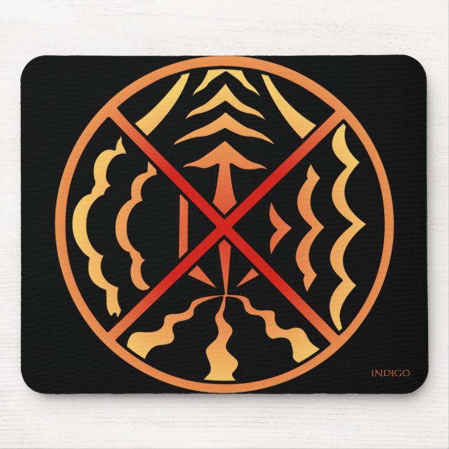 Mousepad das Primeiras Nações Oferece Mousepad Nat (Frente)