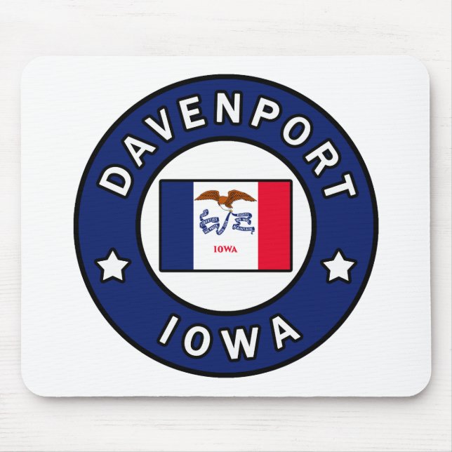 Mousepad Davenport Iowa (Frente)