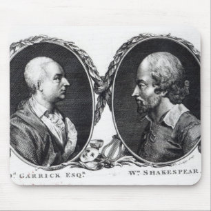 Mousepad David Garrick e Shakespeare