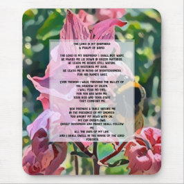 Mousepad David Psalm 23 biblical quote