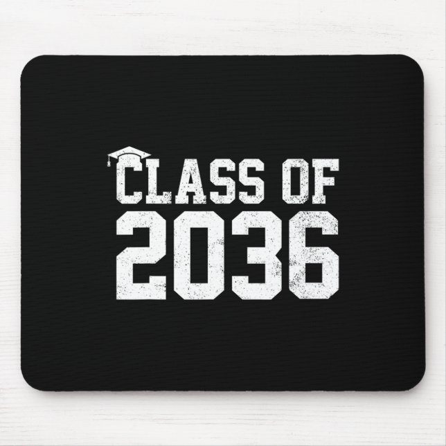 Mousepad De 2036 Cresceu Comigo No Primeiro Dia Da Escola (Frente)
