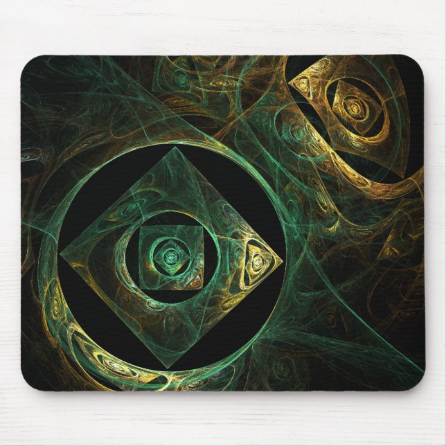 Mousepad de Abstrato de vibrações mágicas (Frente)