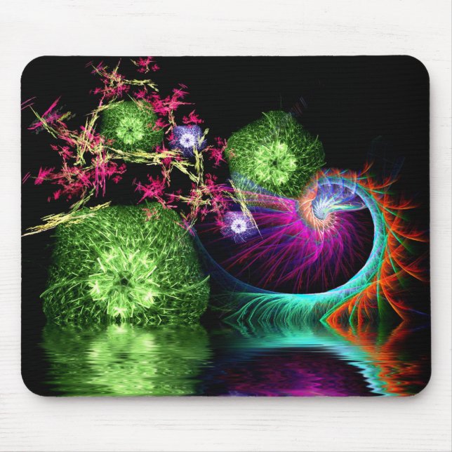 Mousepad de Acordo de Férias Fractal (Frente)