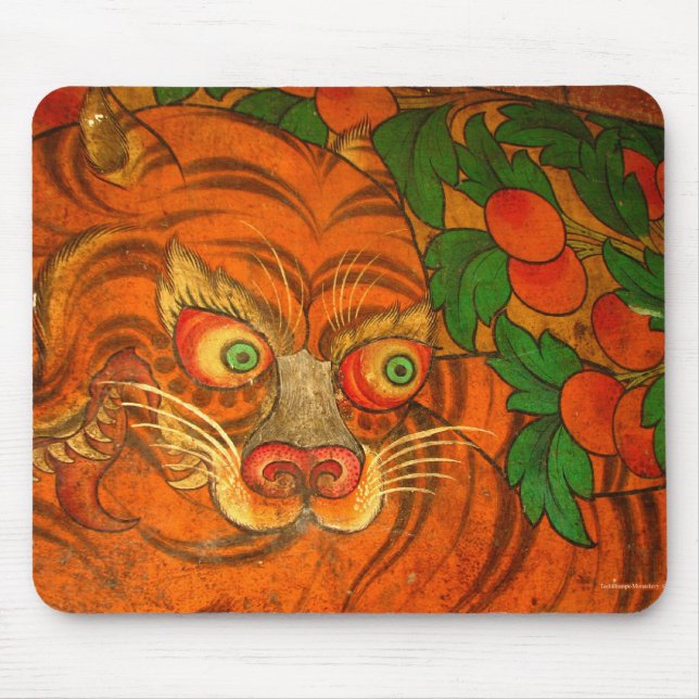 Mousepad de agachamento do tigre (Frente)