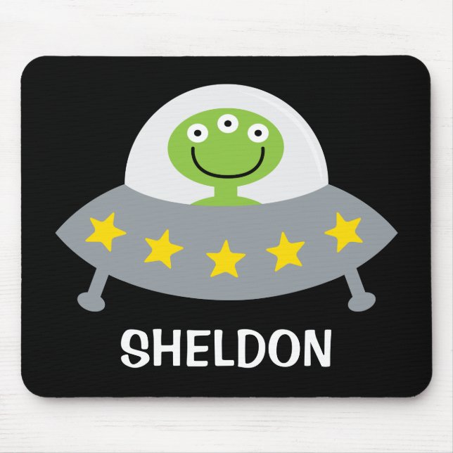Mousepad de Alienígena de Espaço Personalizado par (Frente)
