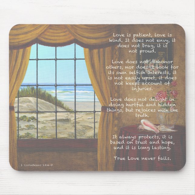 MousePad de amor verdadeiro (Frente)