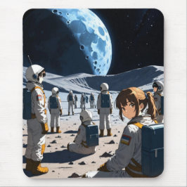 Mousepad de Anime no Espaço