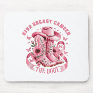 Mousepad Dê Ao Cancer Da Mama O Cancer Da Garota De Boot Aw