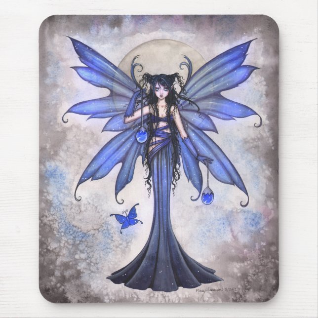 Mousepad de Arte de Fada Fantasia Gótica Fofa (Frente)