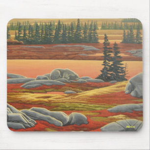 Mousepad de Arte de Urso Polar Estiloso