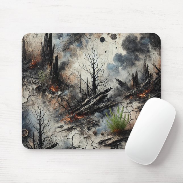 Mousepad de Arte do Apocalipse Escuro (Com mouse)