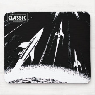 Mousepad de Arte Espacial Clássico de FICÇÃO CIENT