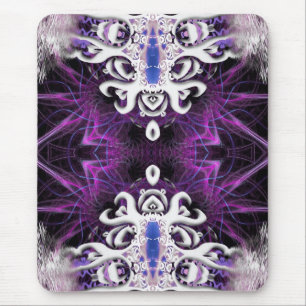 Mousepad de Arte Fractal do Dragão de inverno