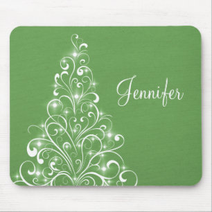 Mousepad de Árvore de Férias Sparkasse, Verde