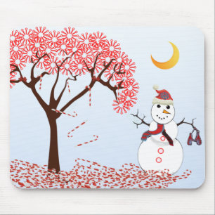 MousePad de Árvore SnowMan Candy